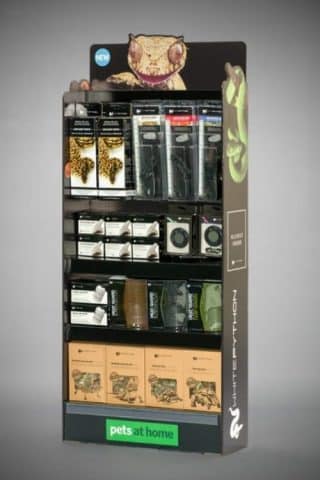 Cardboard display stand