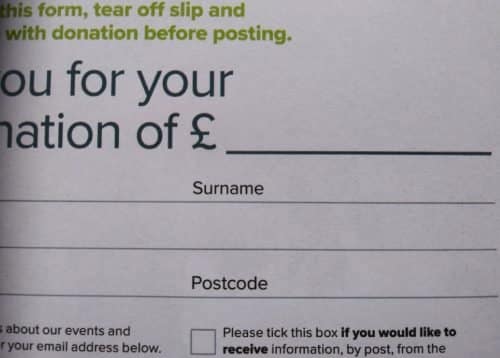 GDPR compliant opt-in box